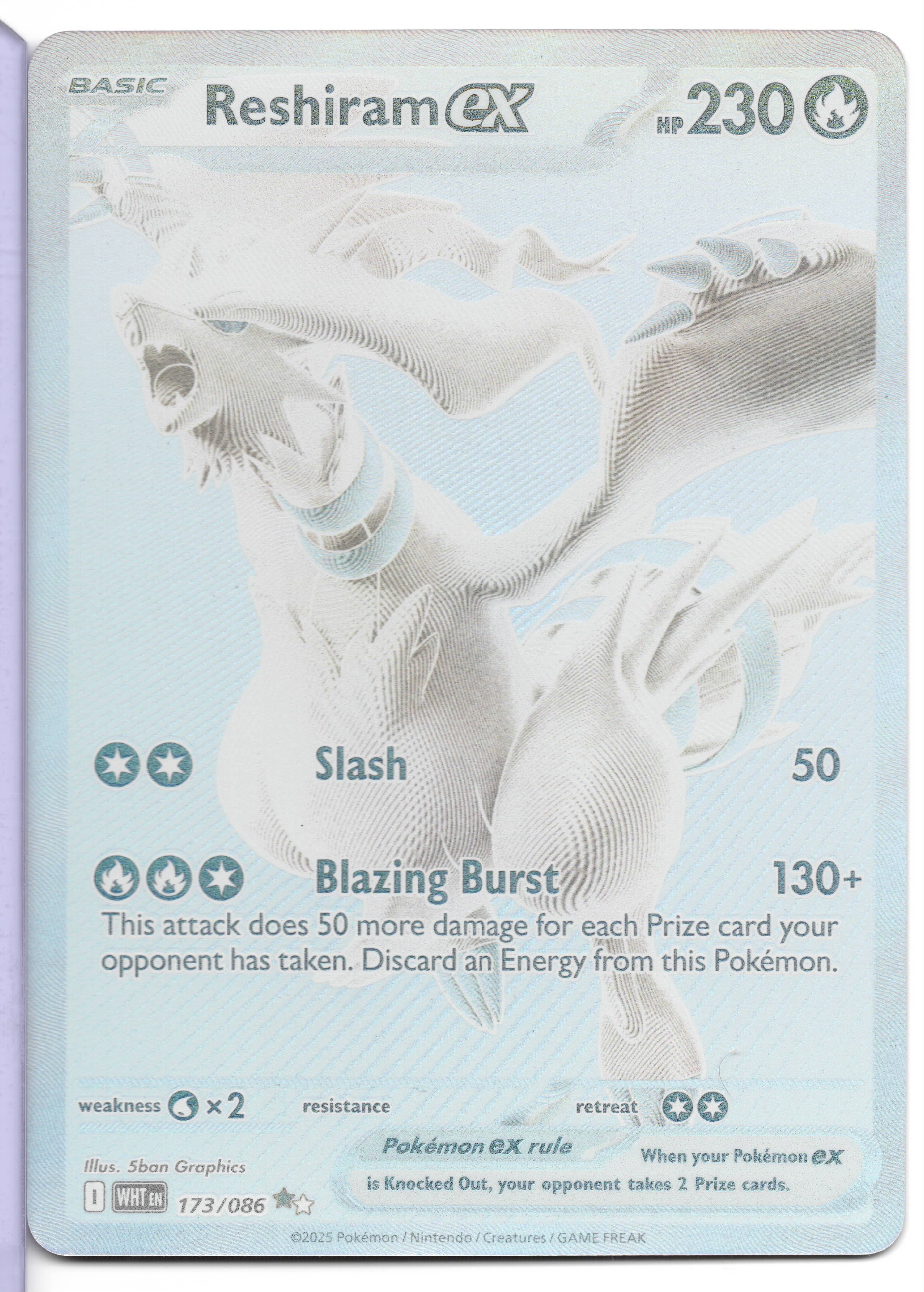 Reshiram ex - 173/086