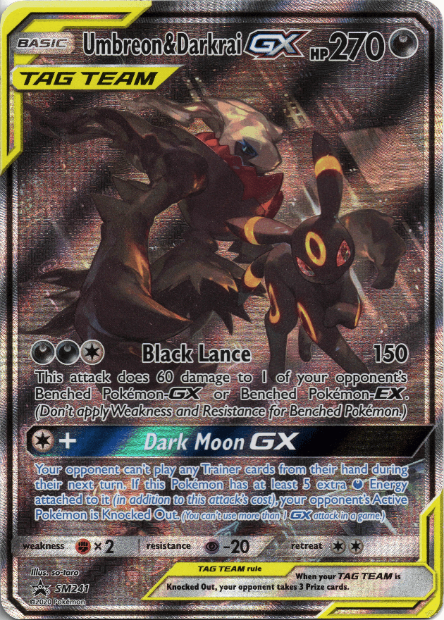 Umbreon & Darkrai GX - SM241
