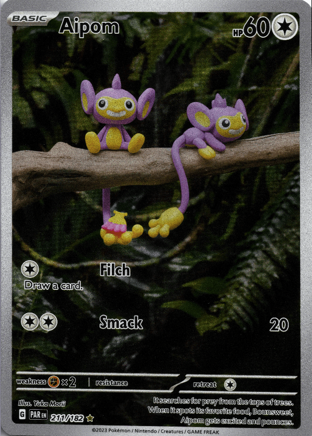 Aipom - 211/182 - SV04: Paradox Rift (PAR)