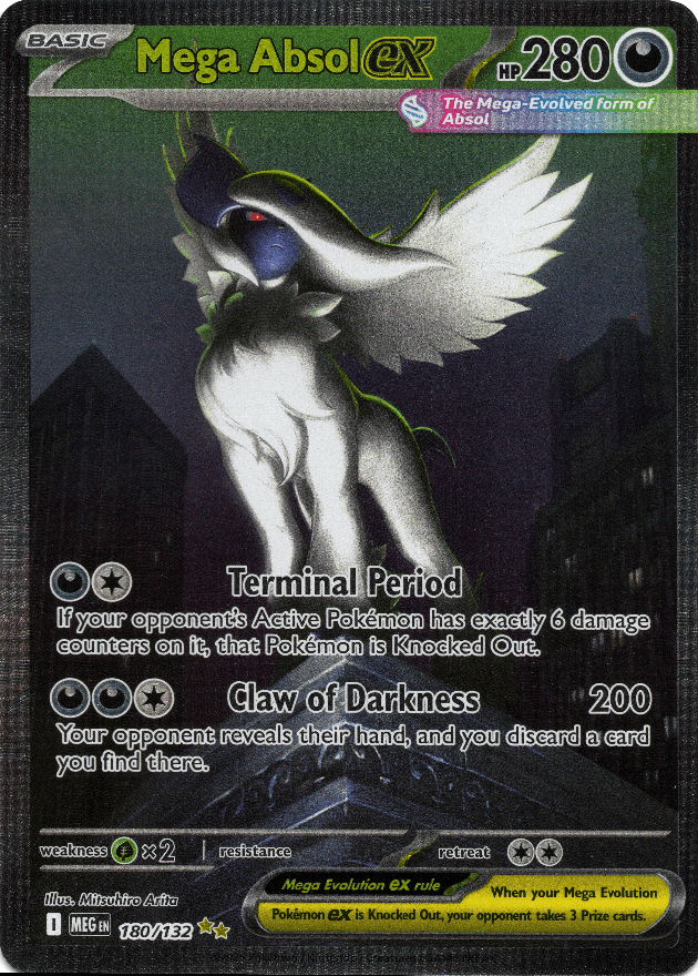 Mega Absol ex - 180/132 - ME01: Mega Evolution (MEG)