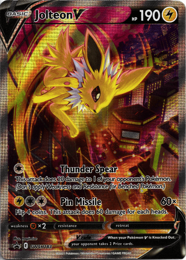 Jolteon V SWSH 183 Promo